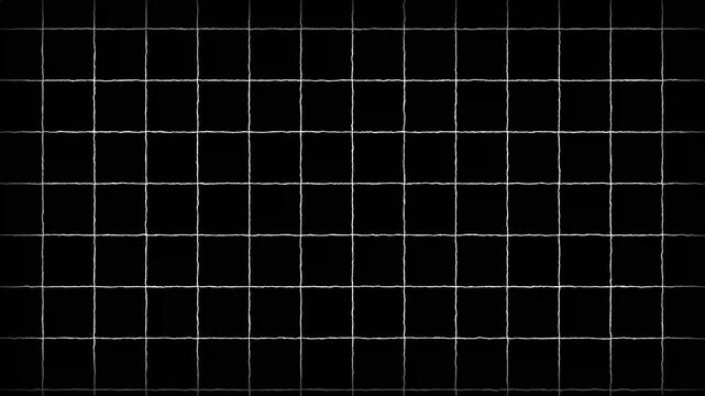 Black Grid Background Animation 4K