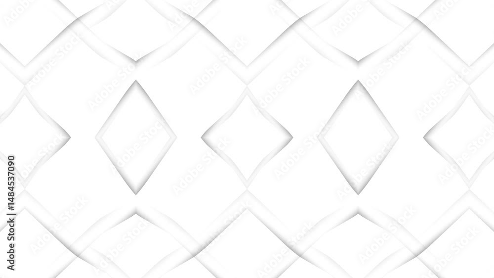 Aufkleber abstract seamless silver pattern loop motion on white background.