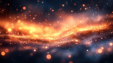 Fototapeta premium Colorful nebula in space