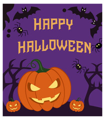 Spooky and Fun  Happy Halloween Party  Illustrations with Classic Characters-04
