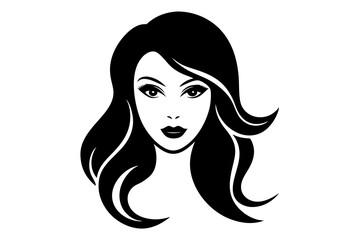 A glamorous woman with long, flowing hair and captivating eyes, a true icon of beauty and fashion