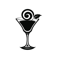 vector illustration of a cocktail