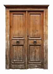 Front the door vintage wood style isolated furniture cupboard hardwood.