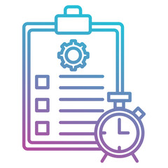 deadline icon element for design
