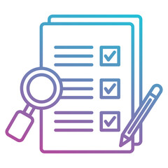 task icon element for design