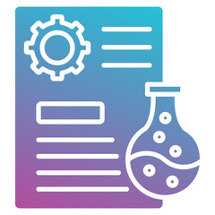 experiment icon element for design