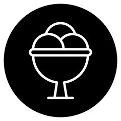Icecream Bowl Icon