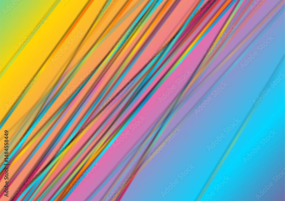 Poster colorful abstract elegant background with smooth lines. vector brochure creative graphic design