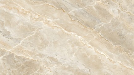 Fototapeta premium Beige Marble Texture A close-up view of a luxurious beige marble surface with elegant and natural veins, creating a sophisticated backdrop for any design. Gray and beige marble stone