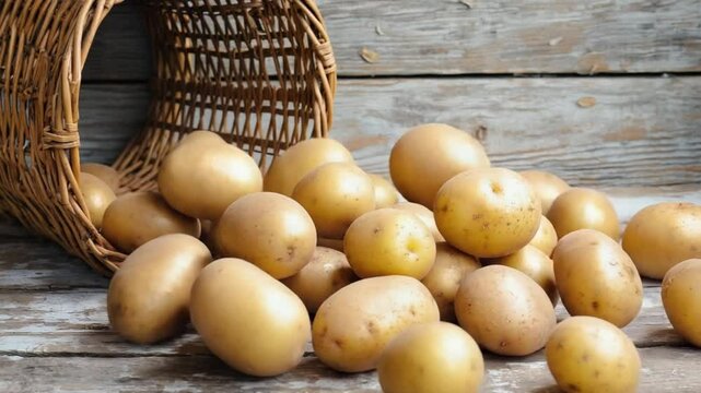 basket of potatoes