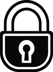 lock icon vector illustration