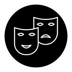 Theater Masks Icon