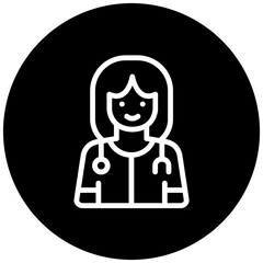 Female Doctor Icon