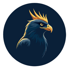 eagle head vector illustration