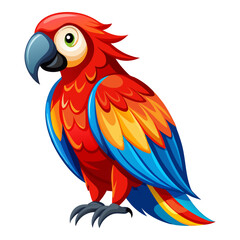 Scarlet Macaw vector