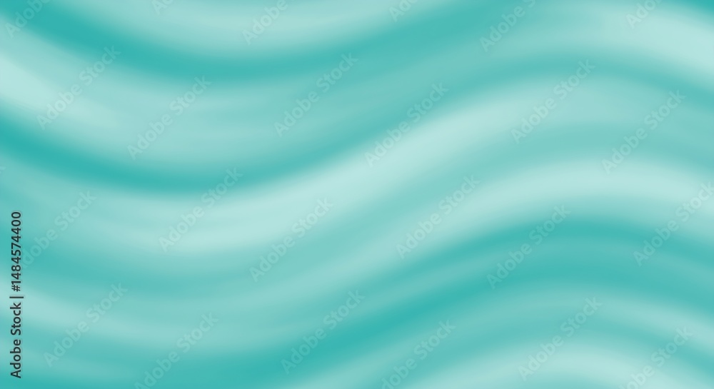 Poster a calming and serene background is created by a soft gradient that blends teal and white with flowin