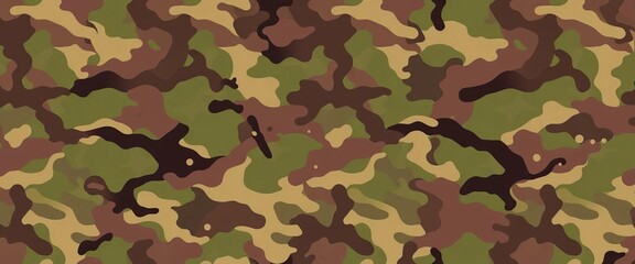 Fototapeta premium Abstract seamless camo texture pattern in trendy urban style Vector background for textile print, background, trendy camo