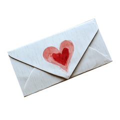 valentine’s day envelope with minimalist design

