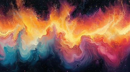 Abstract artwork depicting the feeling of wonder and awe