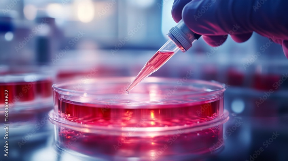 Poster bioengineered collagen synthesis in lab setting with pipette
