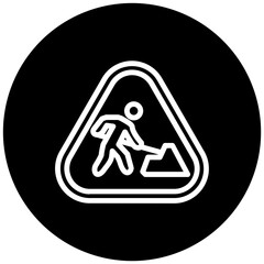 Road Work Icon