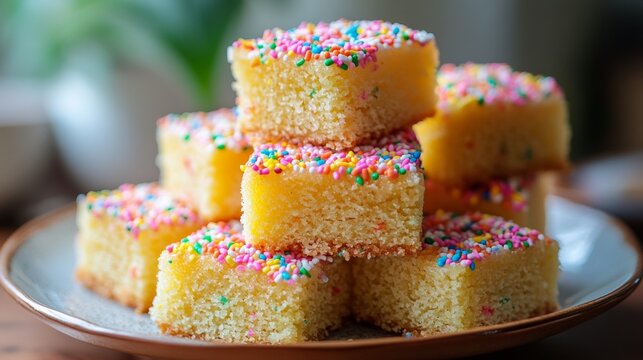 Colorful Indulgence of Soft Chewy Kue Cubir Dessert in Indonesia