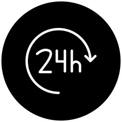 24 hours Icon