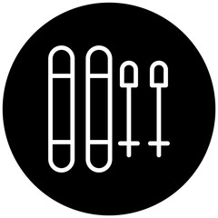 Skis Vector Icon