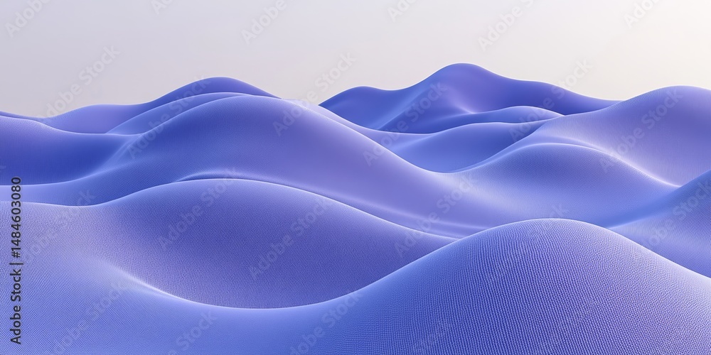Aufkleber extra gentle and delicate vivid fluid of an abstract flowing waved background with dynamic motion.
