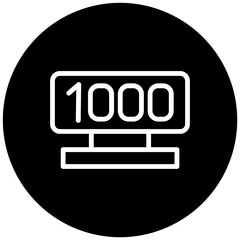 Taxi Meter Vector Icon