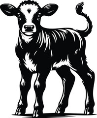 Cute Baby Bovine Graphic