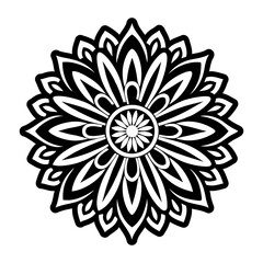 Solid icon showing daisy flower artwork