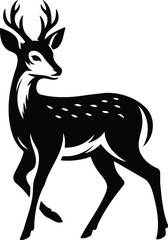 Young Deer Silhouette Icon