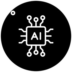 Artificial Intelligence Vector Icon