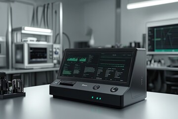 Modern, functional, medical device in a lab setting