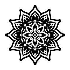 Solid style icon showing intricate art