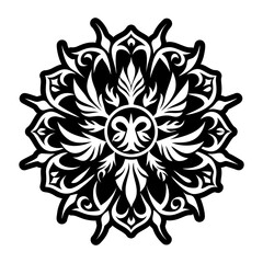 A filled style icon depicting sacred circle flow