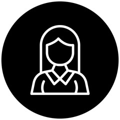 Influencer Female Icon