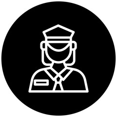 Policewoman Icon