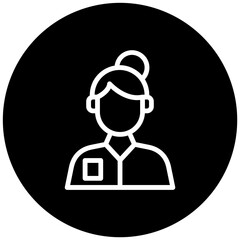 Veterinarian Female Icon