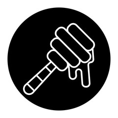 Obraz premium Honey Dipper Icon