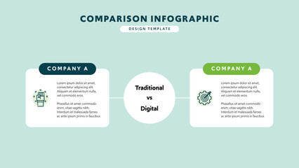  Comparison Table Business Infographic Template