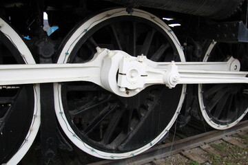 steam locomotive wheels