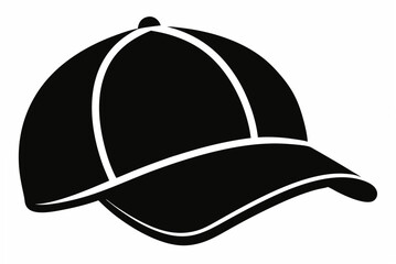 baseball  cap silhouette vector