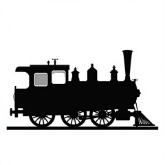steam locomotive silhouette