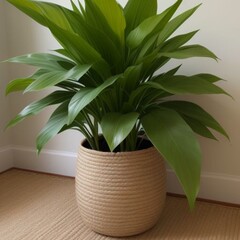 tumbuhan dalam pot sebagai hiasan rumah