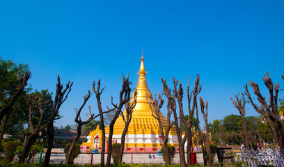 Gold Monastery in Lumbini, Nepal