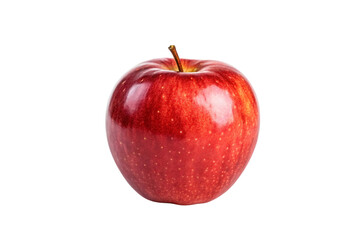 red apple isolated on white