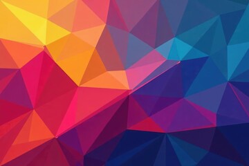 Fototapeta premium Abstract geometric shapes repeat in vibrant hues , surface, endless, texture