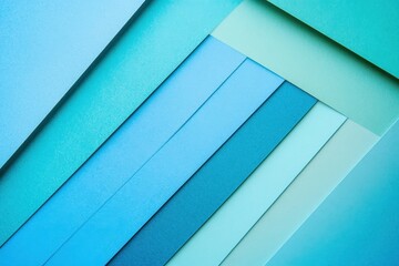 Trendy Gradient. Classic Blue and Aqua Green Duotone Background for 2020 Digital Design